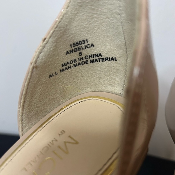 Michael Shannon Angelica Nude Strappy Heels Size 8 - Picture 9 of 9
